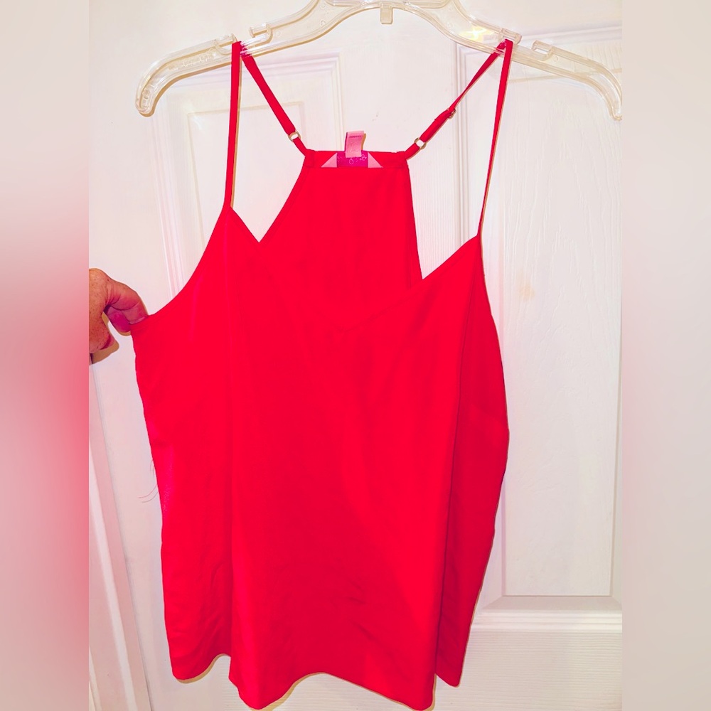 Lilly Pulitzer size small Pink silk tank - matches shorts I have posted